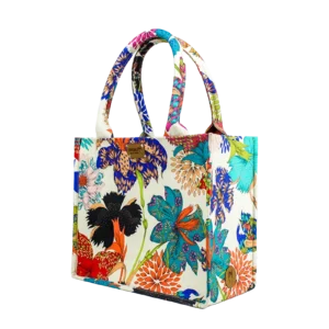 Cabas KIMONO FLOWERS - Large